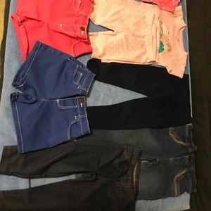 Carter’s (12) Lot 24M Pants & Pajamas Gently Used